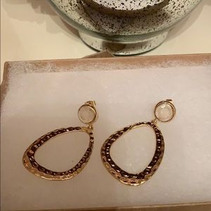 Gold plated earrings